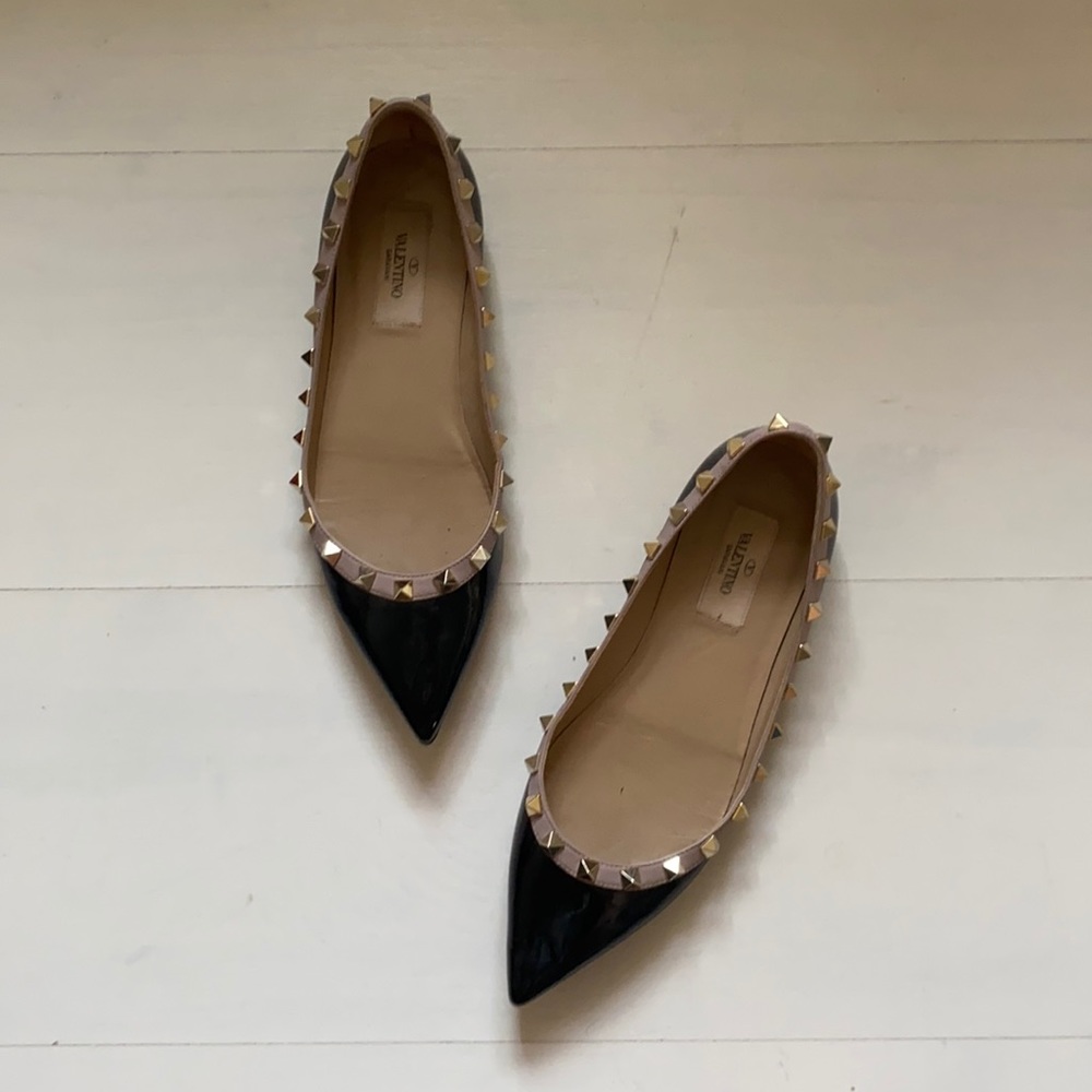VALENTINO GARAVANI authentic leather studs 36.5